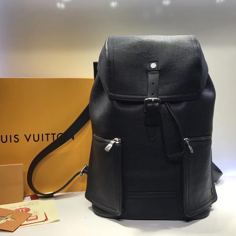 LV Backpacks and Travel Bags M54960 Full Skin Midnight Blue